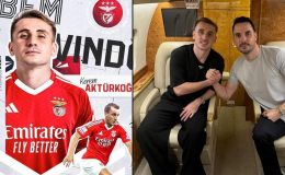 Kerem Aktürkoğlu resmen Benfica'da! İşte ilk görüntüleri